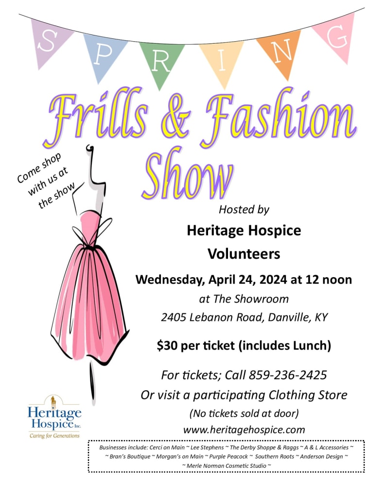 Frills and Fashion Show