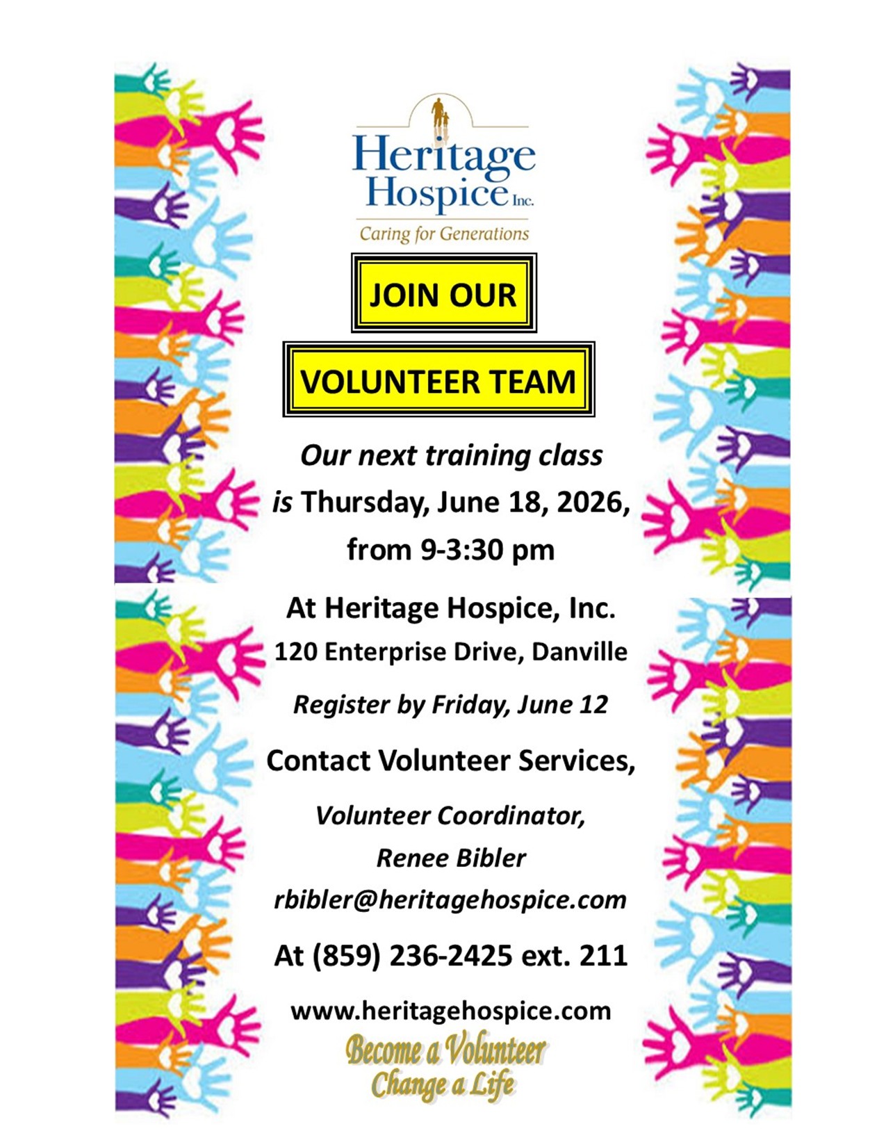 Volunteer Training 2026