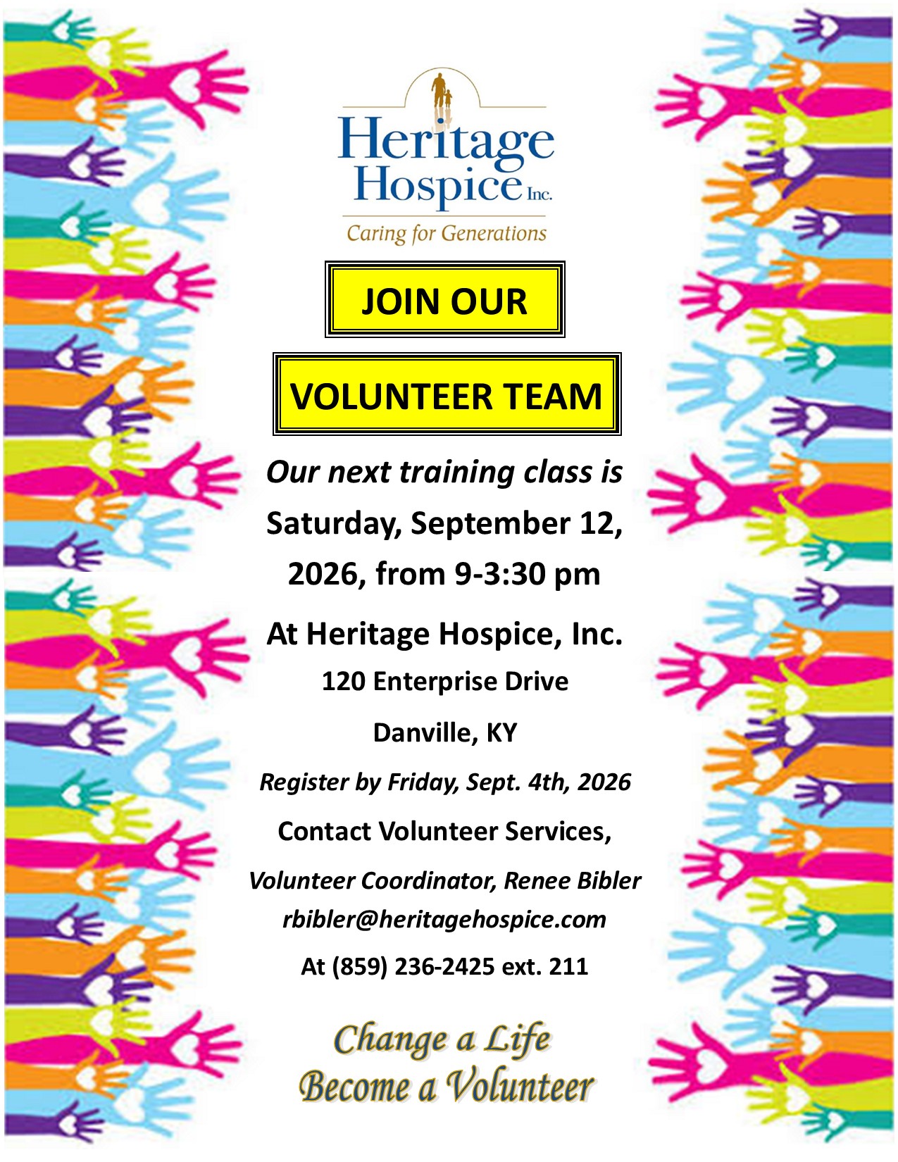 Volunteer Training 2026
